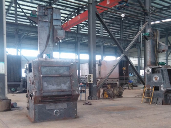 履帶式拋丸機(jī)拋丸清理機(jī)工作原理