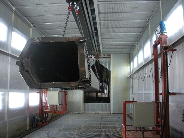 DXPS18-6060皮帶輸送式噴砂房